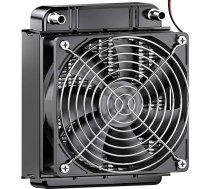 Clyxgs CLDIY ūdens dzesētājs, 8 cauruļu alumīnija siltummaiņa dzesētājs ar ventilatoru PC CPU datora ūdens dzesēšanas sistēmai DC12V 80 mm
