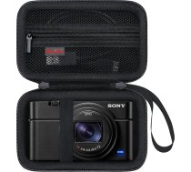 Elonbo Black Camera Case Bag for Sony ZV-1 ZV-1F ZV-1 II RX100 VII RX100 VII RX100 VI RX100 V RX100 IV RX100 III Compact Digital Camera Sony Vlogging Camera Travel Case