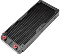 Ūdens dzesēšanas radiators, 240 mm G4/1 18 cauruļu vītne Alumīnija ūdens dzesētāja radiatora komplekts datora CPU dzesēšanas sistēmai