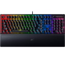 Razer BlackWidow V3 (dzeltenais slēdzis) - Mekanizēta speltangentbord ar Chroma RGB (digitālā daudzfunkcionālā, multivides pieskaņotājs, ergonomiski rokturi, kabeļu vilkšanas alternatīva), Ziemeļu izkārtojums
