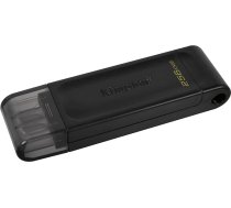 Kingston DataTraveler 70 DT70/256GB USB C zibatmiņas karte ar pievienoto vērtību Black