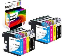 Koala LC223 XL kasetnes saderīgas ar Brother LC-223 LC223XL priekš Brother DCP-J4120DW DCP-J562DW MFC-J5320DW MFC-J5320DW MFC-J480DW MFC-J680DW MFC-J4620DW MFC-J5620DW MFC-J5625DW (10 iepakojumi)