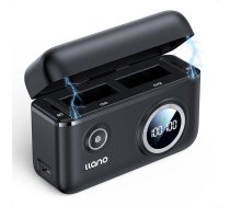llano LP-E12 akumulatora lādētājs 18 W ātrais lādētājs ar 2 USB-C priekš Canon EOS-M EOS M2 M10 M10 M50 EOS M50 Mark II EOS M100 EOS M200 SX70 HS Rebel SL1 akumulators ar viedo displeju LP E12 akumulatora lādētājs