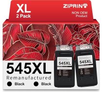 ZIPRINT 545XL melnā krāsā, kas ir saderīga ar Canon PG-545 XL kasetnēm priekš Canon PIXMA MX495 MG2450 MG2550 MG2950 MG2950 IP2850 Printeris MG3050 MG3051 TS3150 (2 melnas krāsas iepakojums)