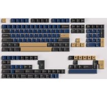 Double Shot Keycaps 163 taustiņi Cherry Profile Blue Samurai taustiņu komplekts ar 7u/6.25u atstarpes joslu ANSI/ISO izkārtojumam Cherry MX slēdzis Mehāniskā spēļu tastatūra