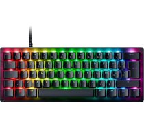 Razer Huntsman V3 Pro Mini (analogie slēdži) - 60% optiskā spēlētāju tastatūra (ātrdarbīga, 0,1-4 mm regulējami analogie slēdži, PBT dubultie taustiņi) AZERTY tastatūra, melns FR izkārtojums