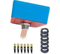 Maswell 6-in-1 4X4 MIMO 5G + WiFi 7 2X2 MIMO āra antena, zema stipruma 3dBi 700-6000MH, ar WiFi 6E, Bluetooth, WiMAX un Zigbee, skrūvju un līmes montāža, SMA kontaktdakša un RP-SMA savienotāja ierīce