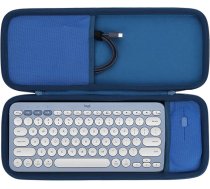Cietais ceļojuma aizsargvāciņš Logitech Pebble 2 Combo K380s K380 tastatūrai un M350 Pebble pelei (zils)