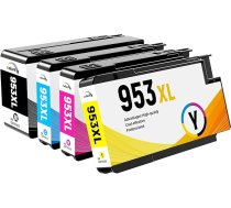 colorfly 953 XL printeru kasetnes Jauna mikroshēma Saderīgs ar HP 953 953XL Multipack Saderīgs ar HP Officejet Pro 7720 printeru kasetnēm, Officejet Pro 7240 8210 8720 8710 7730 8218 8715