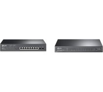TP-Link TL-SG2210MP 8 portu gigabitu inteliģentais PoE slēdzis ar 2 SFP ligzdām un TL-SG2210P 10 portu inteliģentais slēdzis ar 8 PoE+ pieslēgvietām