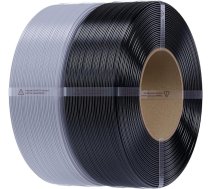 Creality PETG pildījuma filaments 1,75 mm, CR-PETG bezspoles 3D printera filaments, izmēru precizitāte +/-0,02 mm, izcila stabilitāte, 2 kg, melns pelēks
