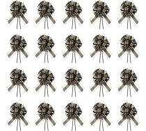 PATIKIL Liela dāvanu lenta, 17,8 x 15,2 cm, 20 gab., dāvanu iesaiņošanai, kāzām, Valentīna dienai, ballītēm, dzimšanas dienām, Ziemassvētkiem, grozu dekorēšanai, melna