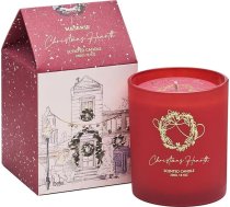 M&SENSE aromātiskā sveces Ziemassvētku kamīns, 230 g, dabīgā sojas vaska aromātiskās sveces stikla traukā, sveces dāvana Ziemassvētkiem, dzimšanas dienai, mājas iesvētībām