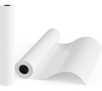 Zīmēšanas papīra ruļļi 61 cm x 46 m, 80 g/m² Skices papīrs zīmēšanai, rakstu un rokdarbu izgatavošanai, šūšanai, šūšanas rakstu skicēšanai, caurspīdīga papīra ruļļi bērnu zīmēšanai, dāvanu iesaiņošanai (61 cm x 46 m, 2 ruļ