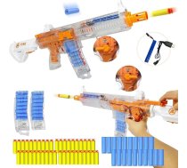 Elektriskais putu blasteris rotaļlieta, automātiskais M416 blastera pistoles magazīns, 2 režīmi, automātiska un manuāla patronu izmešana, rotaļlieta bērniem - 013