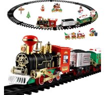 Toyandona Electric Railway Ziemassvētku vilciens Svētku modelis Ar baterijām darbināma rotaļlieta visiem bērniem
