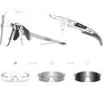 SCVCN fotochromatiskās velosipēdu brilles vīriešiem un sievietēm Sporta saulesbrilles Caurspīdīgas velosipēdu MTB skriešanas brilles
