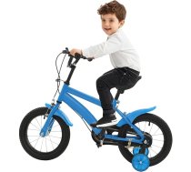 14 collu bērnu velosipēds ar stabilizatoriem, augstuma regulējams uzlabots bērnu velosipēds zēniem un meitenēm no 3 līdz 6 gadu vecumam, velosipēds treniņiem un braucieniem svaigā gaisā