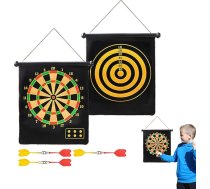 Dart -Board bērniem, Magnetic Dart Board, iekštelpu un āra spēle | Magnētiskais dartboard divpusējais dart -galda spēle bērniem un pieaugušajiem iekštelpās un āra apstākļos