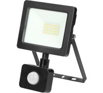 ALLED 20W LED prožektors ar PIR, 1600lm, IP44, 4000K, Alu+stikls