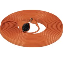 Schuko dārza pagarinātājs ar vienu kontaktligzdu, PVC 3x1mm?, garums 20m