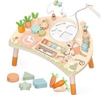 Bērnu Montessori rotaļlieta no 1 2 3 gadiem, 9-in-1 koka aktivitāšu galds bērniem, bērnu rotaļlieta, koka rotaļlieta, motorisko prasmju kubs no 12+ mēnešiem, dzimšanas dienas Ziemassvētku dāvana 1+ gads (Db)