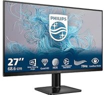 Philips 27E2N1500L 27 collu QHD monitors, 75 Hz, IPS, 1 ms MPRT Adaptive Sync HDR10 augstuma regulēšana (2560x1440, HDMI 1x1.4, DP 1x 1.4), melns