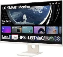 LG Electronics 32SR50F-W.AEU Full HD multimediju IPS monitors 32" (80 cm), 1920 x 1080, 16:9, 8 ms GtG, 60 Hz, sRGB, HDR10, webOS 23, LG ThinQ, Filcker Safe - balts