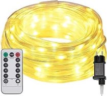 Gaismas virve ar 2400 LED siltā baltā krāsā 100 m PVC Ziemassvētku rotājumi Modelis42018918