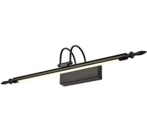 LED spoguļa gaisma Vannas istabas lampa 12 W Vannas istabas spoguļa apgaismojuma lampa Vannas istabas spoguļa lampa Spoguļa lampa ar sienu slēdzi Neitrāla balta gaisma 4000 K IP44 Ūdensnecaurlaidīga LED grima gaisma melna