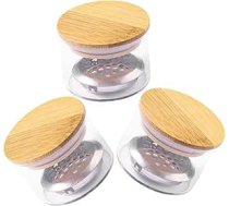 Komplekts no 3 stikla Sequins mazgāšanas pildspalva Snack Pots nagu griezēji nagu bļoda gela nagu lakas komplekts manikīra bļodas rokām gēla nagu uzlīmes soda nagu instrumenti rokām