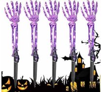 Gartenleuchten für Wege | Gartenleuchten mit Stehleuchte | Design Skelett Hand Halloween Lampe Wasserdicht Außendekoration für Terrasse Garten Weg Einfahrt