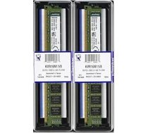 Kingston ValueRAM KVR16N11/8 16GB (2×8GB) DDR3-1600MHz (PC3-12800) CL11 240-Pin DIMM galddatora atmiņas komplekts - saderīgs ar DDR3-1333MHz (PC3-10600)