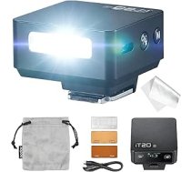 Godox iT20-R TTL mini zibspuldze Ricoh GR III, iT20R kompaktā piestiprināmā zibspuldze, saderīga ar P-TTL, USB-C uzlādējams akumulators, iekļauts magnētiskais krāsu filtrs