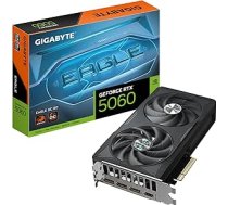 Gigabyte GeForce RTX 5060 Eagle OC 8G Grafiskā karte - 8GB GDDR7, 128bit, PCI-E 5.0, 2550 MHz Core Clock, 3 x DisplayPort, 1 x HDMI, GV-N5060EAGLE OC-8GD