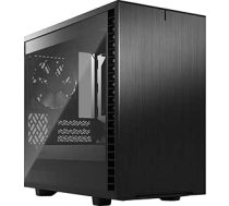 Fractal Design Define 7 Nano Black - Light Tinted Tempered Glass - Brushed Aluminum/Steel Mini ITX Silent Window Nano Tower datora korpuss