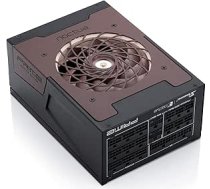 Seasonic Prime TX-1600 Noctua Edition, īpaši kluss, pilnībā modulārs 1600 W ATX 3.1 PC barošanas bloks ar 80 Plus Titanium efektivitāti (melns/brūns) ar DE/EU IEC IEC kabeli