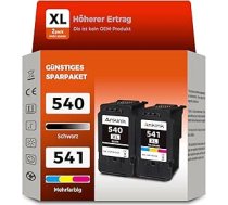 ANKINK Savietojama tintes kasetne, kas aizstāj Canon PG 540XL CL 541XL PG540 CL541 kasetni 540 541 XL TS5150 TS5151 TS5100 MG3600 MX525 MX520 MG3650 MG4200 MX475 Black Black Black