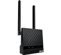 ASUS 4G-N16 Wireless-N300 LTE modems maršrutētājs (4G LTE platjoslas, 150Mbps, Wi-Fi, 300Mbps, LAN ports) - melns