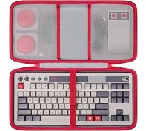 co2CREA Hart Tragbare Schutzhülle Etui für 8Bitdo Retro Mechanical Keyboard, Hot Swappable Gaming Keyboard Tasche mit Dual Super Programmable Buttons