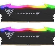 Patriot Viper Xtreme 5 RGB DDR5 RAM 32GB (2 x 16GB) 7600MT/s CL36 UDIMM galddatora spēļu atmiņas komplekts - PVXR532G76C36K