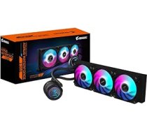 GIGABYTE Aorus Waterforce II 360 AIO CPU dzesētājs - 3 x 120 mm ARGB ventilators, iebīdāms fiksācijas mehānisms, Daisy Chain, saderīgs ar Intel LGA 1851 un AMD AM5