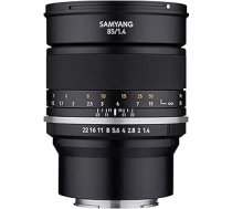 Samyang 22993 MF 85 mm F1.4 MK2 Sony E - Portretu objektīvs ar manuālu fokusēšanu pilna kadra un APS-C fiksēta fokusa attāluma Sony E montāžai, 2 paaudzes, piemērots Sony A7S, A7 III, A7R III, A6400, A7R IV, A6600, A9 II