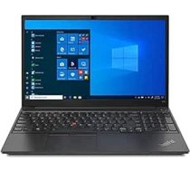 Lenovo ThinkPad E15 4. paaudzes 15,6 collu FHD (Intel Core i5-1235U, 8 GB RAM, 256 SSD, integrēta Intel Iris Xe grafika, Windows 11 Pro 64), melns, spāņu QWERTY tastatūra