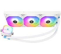 Thermalright Frozen Prism 360 White ARGB AIO ūdens dzesētājs, šķidrais CPU dzesētājs, 3×120 mm PWM ventilators, ūdens dzesēšanas sistēma, 1850 RPM High Speed, saderīgs ar AMD/AM4/AM5 un Intel