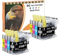 D&C 8X printeru kasetnes saderīgas ar Brother LC-223 XL priekš Brother MFC-J4620DW MFC-J4625DW MFC-J480DW MFC-J5320DW MFC-J5620DW MFC-J5625DW MFC-J5720DW MFC-J680DW MFC-J880DW DCP-J4120DW DCP-J562DW
