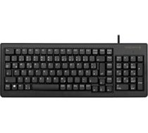 CHERRY G84-5200 XS, kompakta tastatūra ar ciparu tastatūru, ES izkārtojums (QWERTY), vadu (USB-A ports), mehāniskā ML slēdži, melna