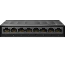 TP-Link LS1008G 8 pieslēgvietu galddatora/montāžas gigabitu Ethernet komutators/centrāle, Ethernet sadalītājs, Plug & Play, galddators, plastmasas korpuss