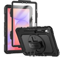 Tech-Protect Futrālis ar statīva turētāju un cilpu Samsung Galaxy Tab S9 FE 10,9'' X510 / X516B Solid360 - melns