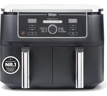 Ninja Foodi MAX Dual Zone [AF400EU] karstā gaisa friteze, 2 lielas cepšanas kameras, 6 funkcijas, 2 neatkarīgas zonas, 9,5 litri, 65 % enerģijas ietaupījums